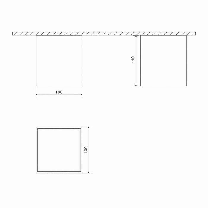 Потолочный светодиодный светильник DesignLed GW-8601-10-BL-WW 004900