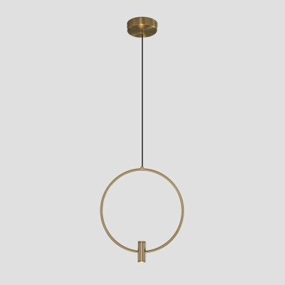 Подвесной светодиодный светильник Eurosvet Layla 50257/1 Led латунь