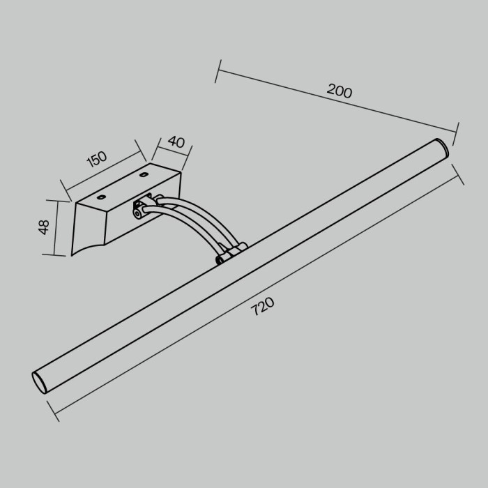 Подсветка для картин Maytoni Fino MIR003WL-L16CH