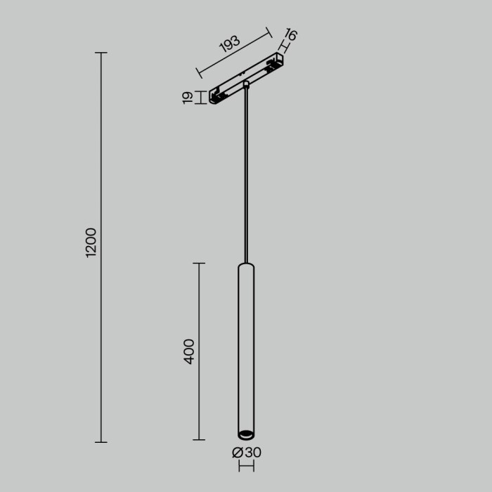Трековый светильник Maytoni Technical Focus LED TR226-4-5WTW-M-DD2-W