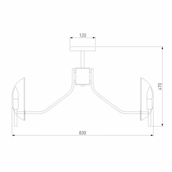 Потолочная люстра Eurosvet Rocco 60135/8 латунь