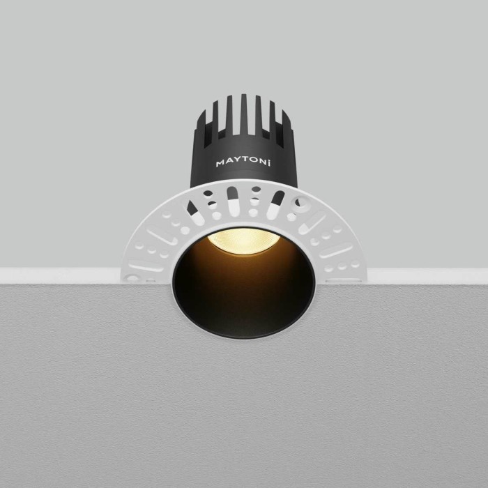 Встраиваемый светильник Maytoni Technical Dip DL120-10W-2.7K-TRS-B