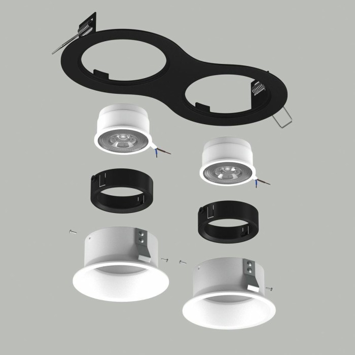 Комплект со светильником Lightstar Domino Round (214627+214606+214606+214007+214007) D6270606BMOD