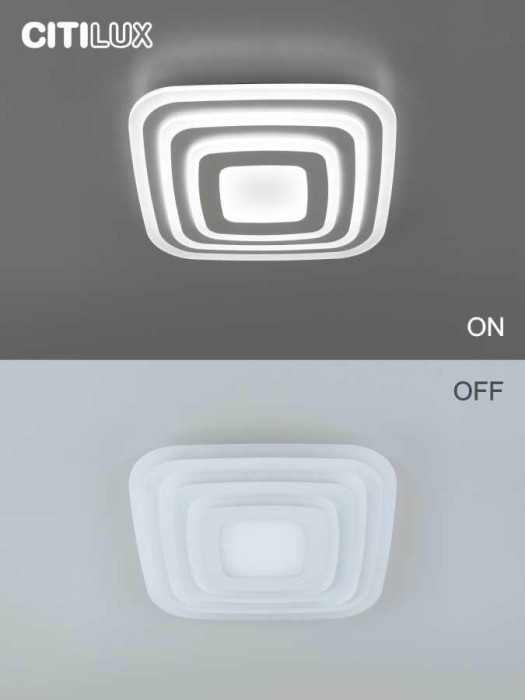 Потолочный светодиодный светильник Citilux Триест CL737A080E