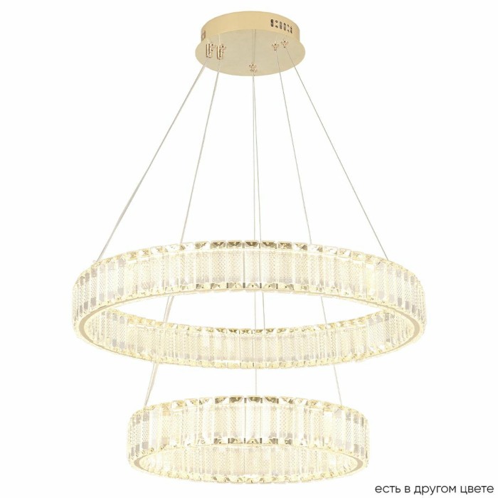 Подвесной светодиодный светильник Crystal Lux Musika SP100W Led Gold