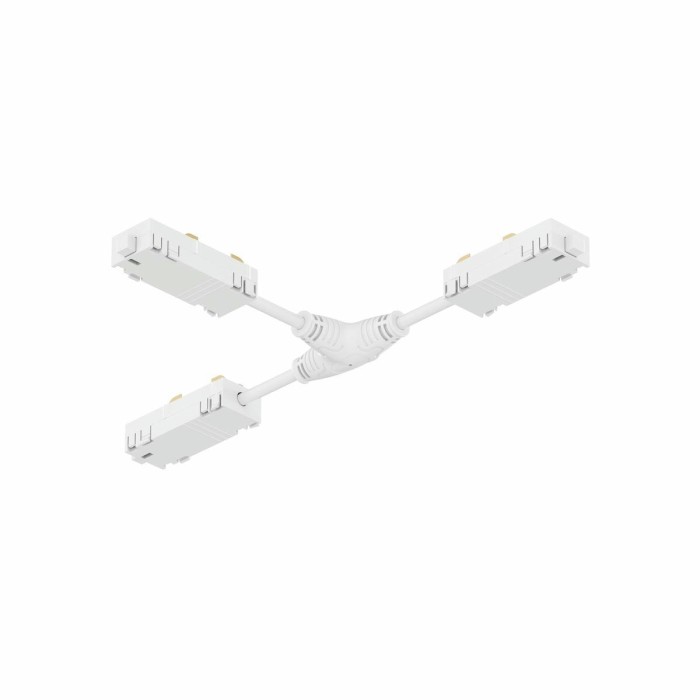 Коннектор Т-образный гибкий Denkirs Smart Hide TR2115-WH