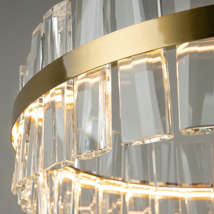 Подвесная светодиодная люстра Maytoni Mirage MOD173PL-L45BS3K