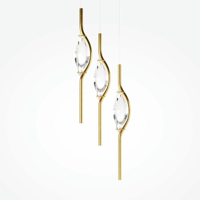 Подвесная светодиодная люстра Maytoni Foresight MOD347PL-L24BS3K