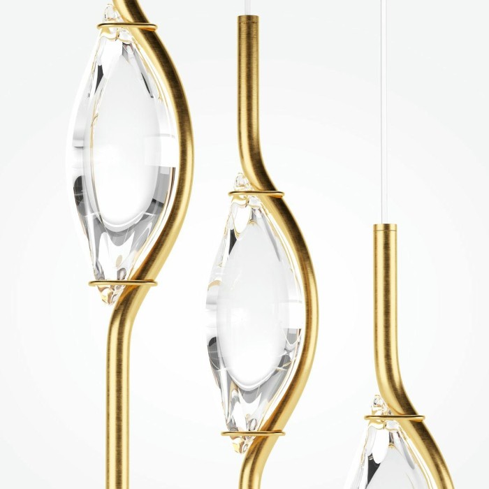 Подвесная светодиодная люстра Maytoni Foresight MOD347PL-L24BS3K