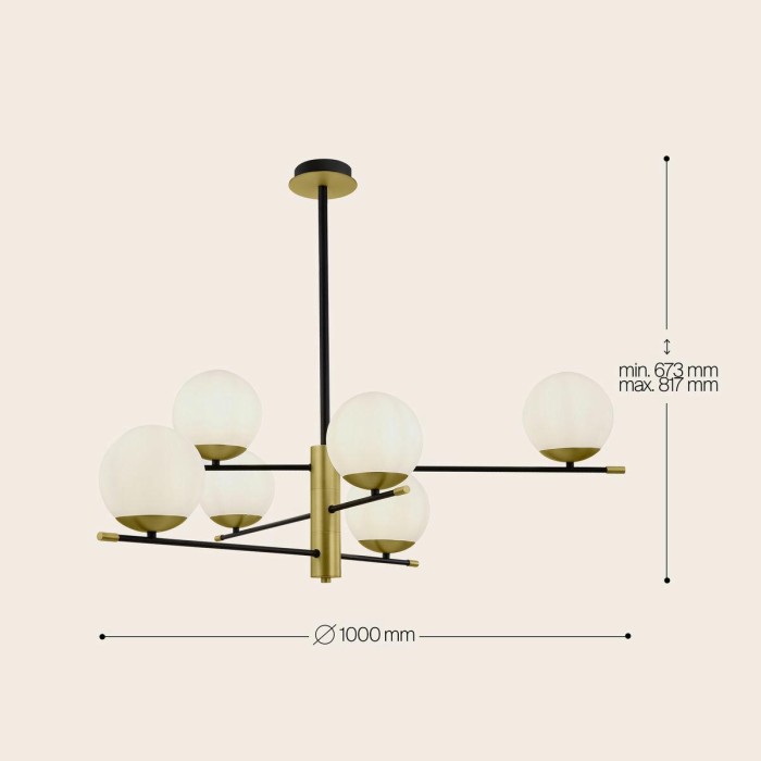 Подвесной светильник Maytoni Nostalgia MOD048PL-06G