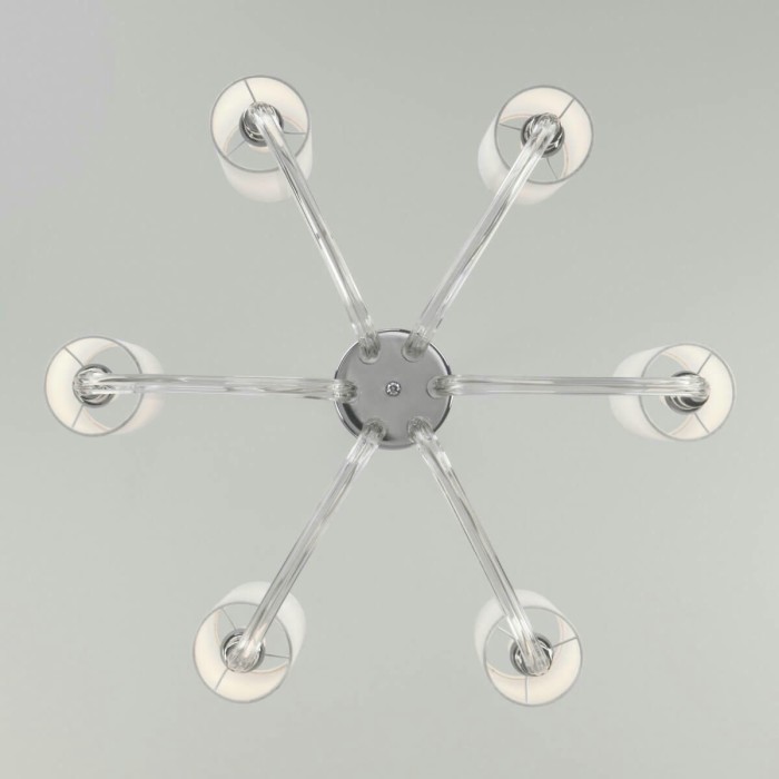 Подвесная люстра Eurosvet Catania 60120/6 хром Smart