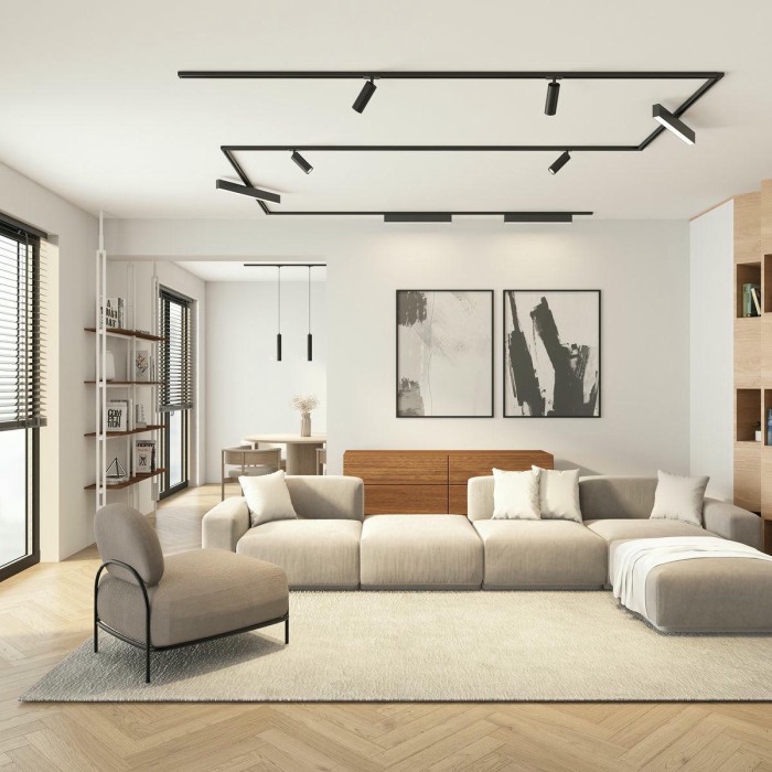 Трековый светильник Denkirs Solid Tube DK6202-BK