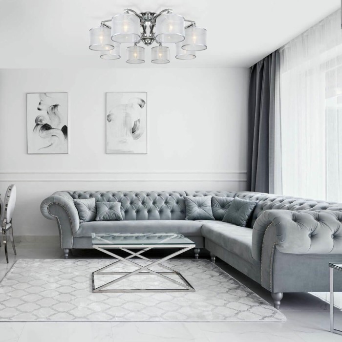 Потолочная люстра Eurosvet Fabiola 60124/8 хром Smart