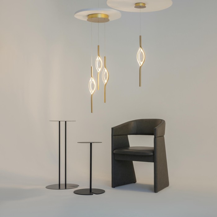 Подвесной светодиодный светильник Maytoni Foresight MOD347PL-L8BS3K