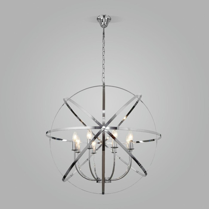 Подвесная люстра Eurosvet Santi 60139/8 хром