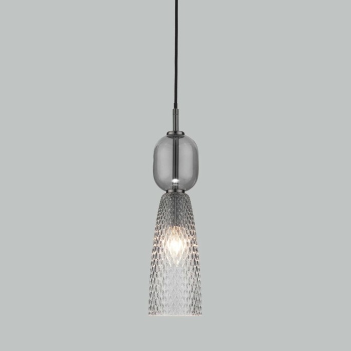 Подвесной светильник Eurosvet Glossy 50211/1 дымчатый