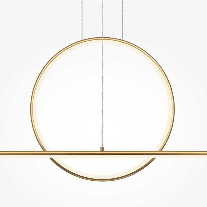 Подвесной светодиодный светильник Maytoni Halo MOD247PL-L49BSK