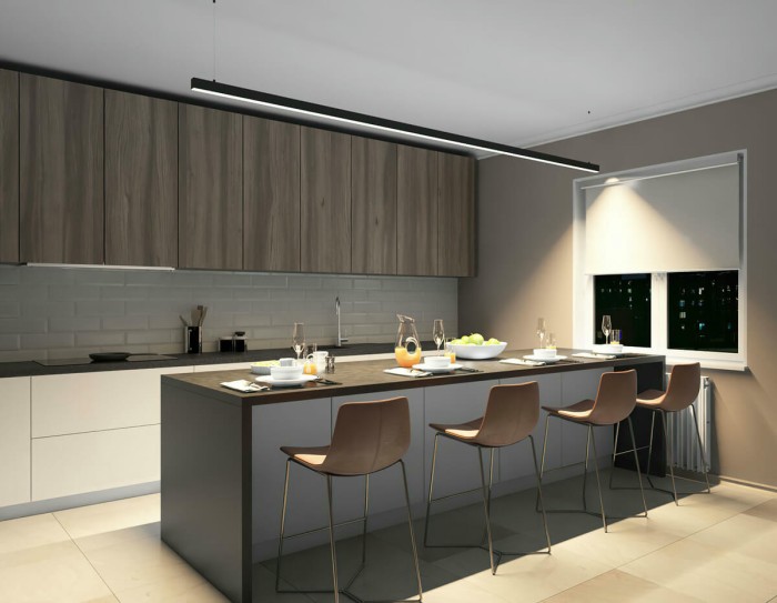 Подвесной светодиодный светильник Denkirs DK9304-BK