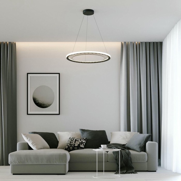 Подвесной светодиодный светильник Eurosvet Parafe 40025/1 LED серый