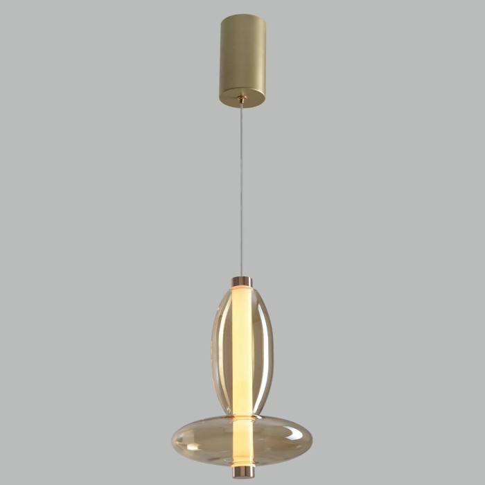 Подвесной светодиодный светильник Crystal Lux Quasar SP10W Led Amber