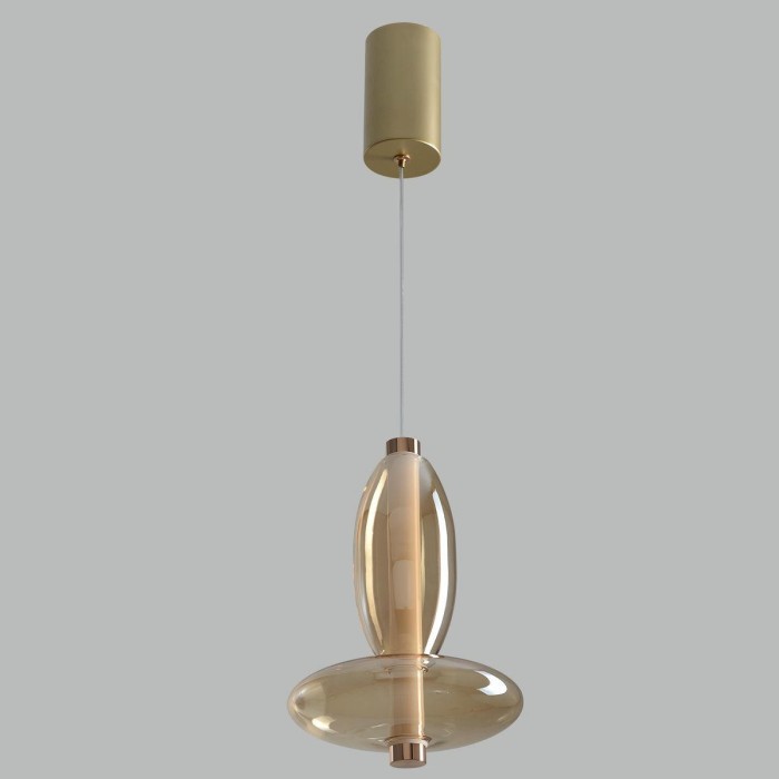 Подвесной светодиодный светильник Crystal Lux Quasar SP10W Led Amber