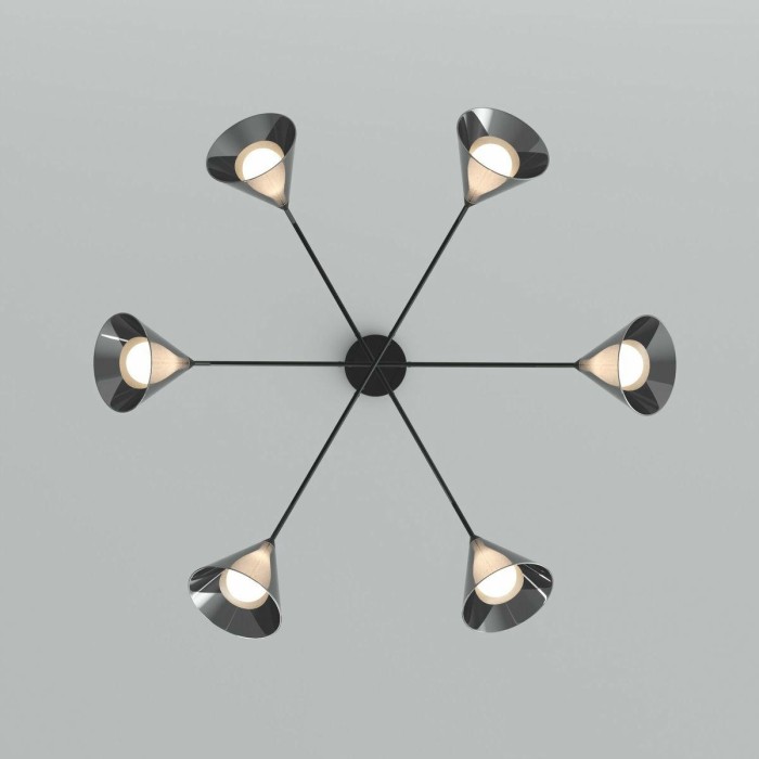 Подвесной светильник Eurosvet Enigma 70161/6 черный