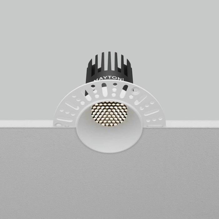 Встраиваемый светильник Maytoni Technical Dip DL119-10W-4K-TRS-W