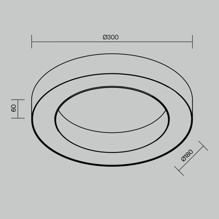 Потолочный светильник Maytoni Technical C093CL-24W4K-B
