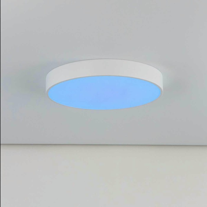 Потолочный светодиодный светильник с пультом ДУ Citilux Купер RGB Белый CL72470G0