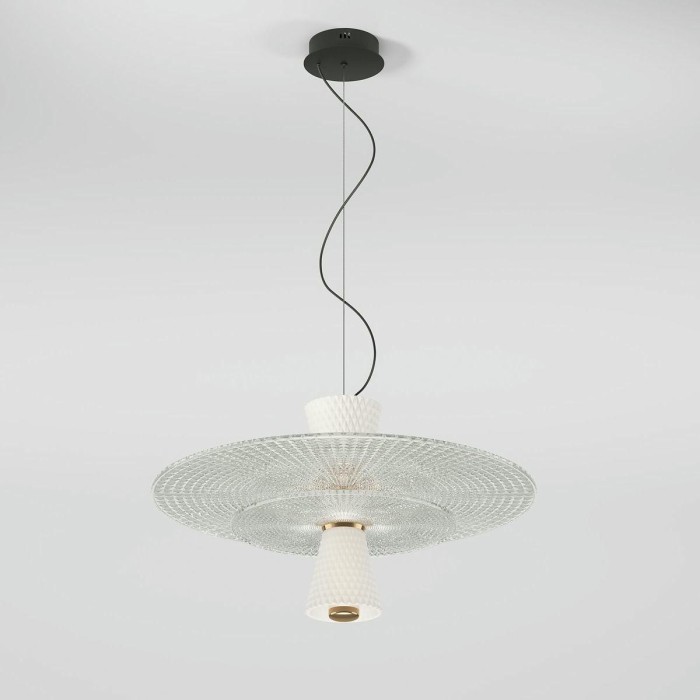 Подвесной светодиодный светильник Eurosvet Kontur 40029/1 LED белый