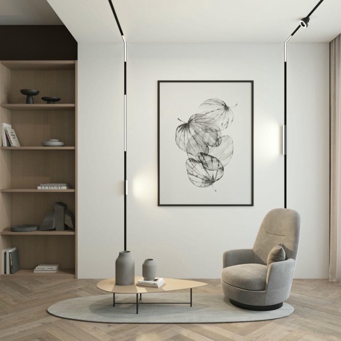 Трековый светодиодный светильник Denkirs Smart Linear DK8014-BK