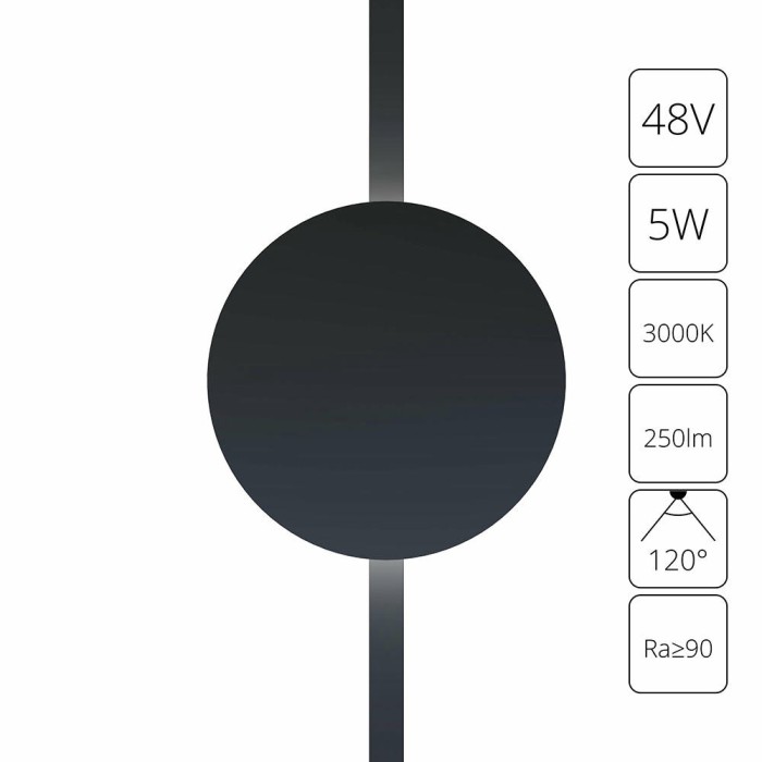 Трековый светодиодный светильник Arte Lamp Rapid A1163PL-1BK