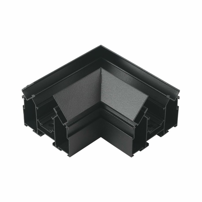 Угол соединительный для встраиваемого магнитного трека в натяжной ПВХ потолок Crystal Lux Space CLT 0.234 01 BL