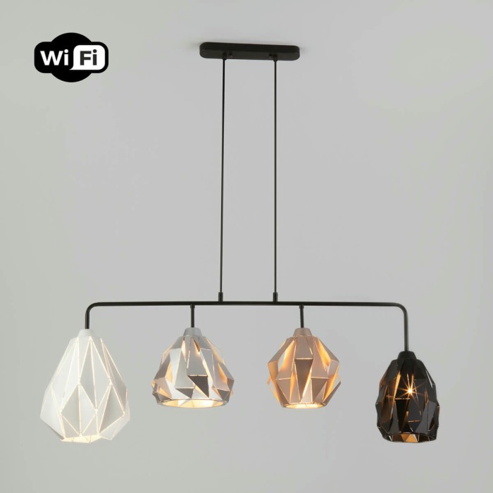 Подвесной светильник Eurosvet Moire 50090/4 черный