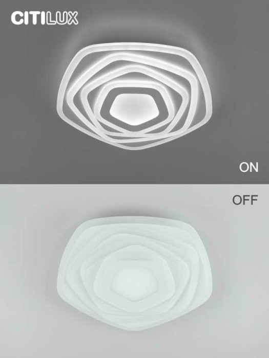 Потолочный светодиодный светильник Citilux Триест Смарт CL737A54E