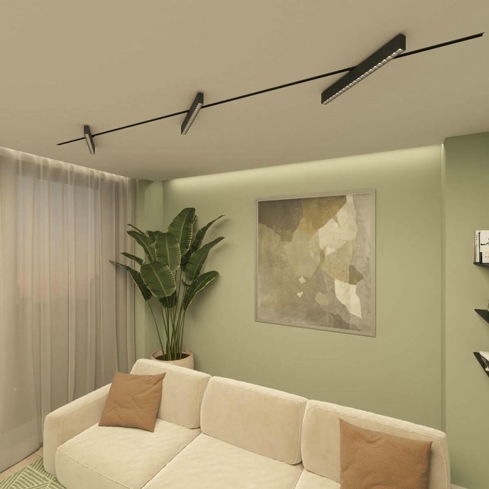 Трековый светодиодный светильник Denkirs Edder DK6644-BK