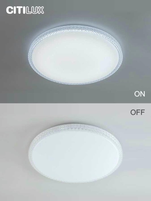 Потолочный светодиодный светильник Citilux Альпина Смарт CL718A80G