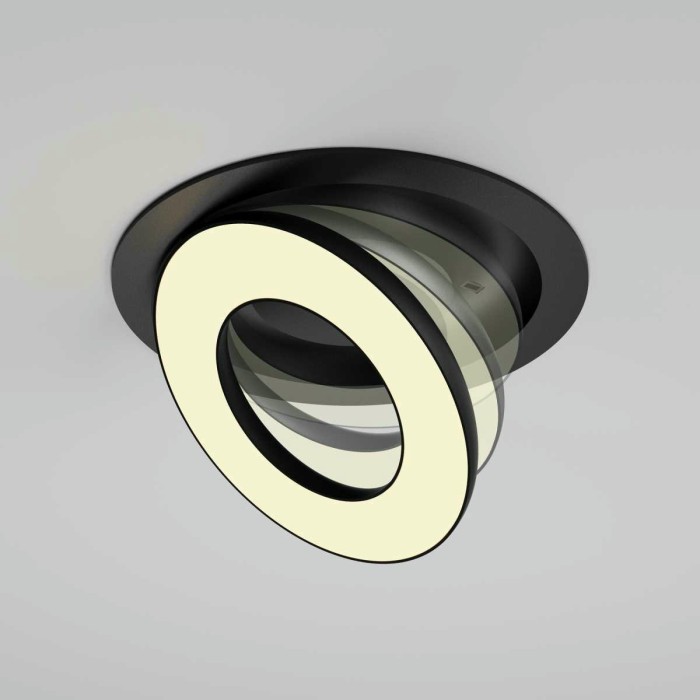 Встраиваемый светильник Maytoni Technical Downlight DL102-12W2.7K-B