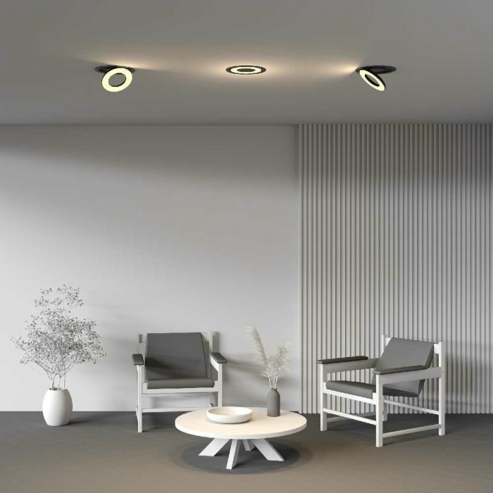 Встраиваемый светильник Maytoni Technical Downlight DL102-12W2.7K-B