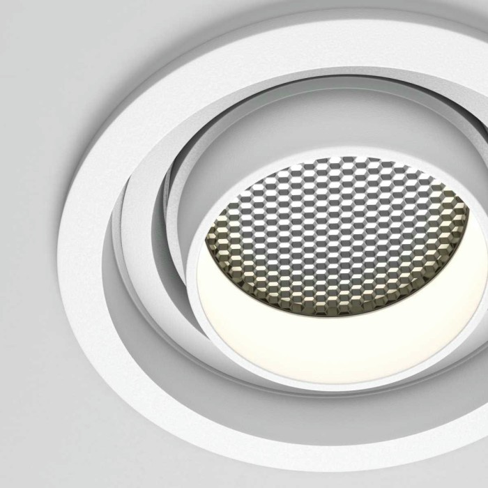 Встраиваемый светильник Maytoni Technical DL113-GU10-01-RD-W