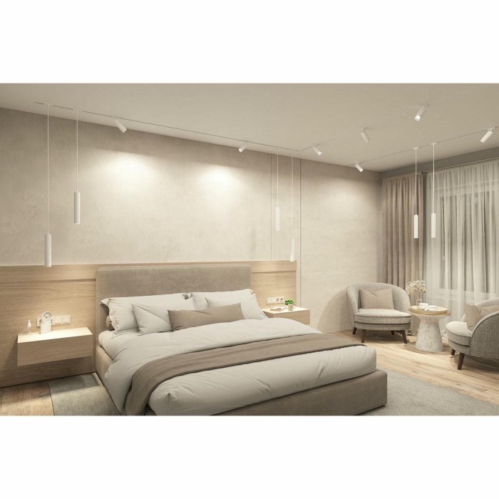 Трековый светильник Denkirs Solid Tube DK6202-WH