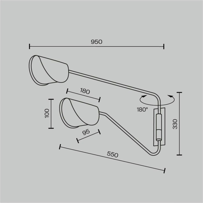 Бра Maytoni Mollis MOD126WL-02B
