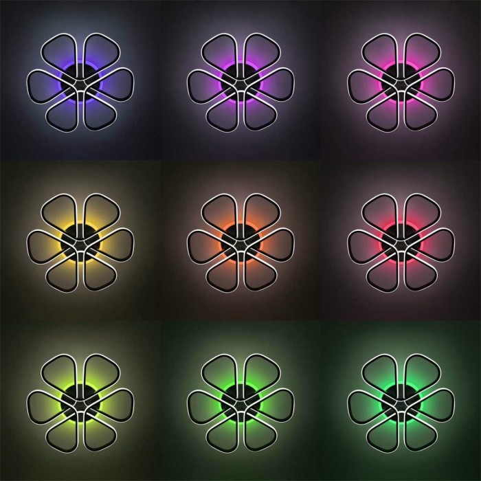 Потолочная светодиодная люстра Citilux Сезар Смарт CL233A255E