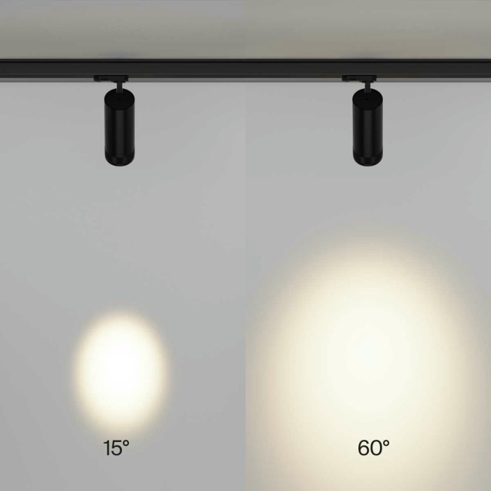 Трековый светодиодный светильник Maytoni Technical Focus Zoom TR198-3-20W2.7K-Z-B