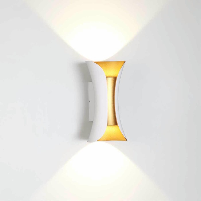 Уличный настенный светодиодный светильник Odeon Light Hightech Krista 3886/6WG