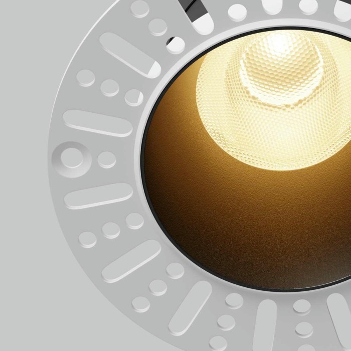 Встраиваемый светильник Maytoni Technical Dip DL122-15W-2.7K-TRS-B