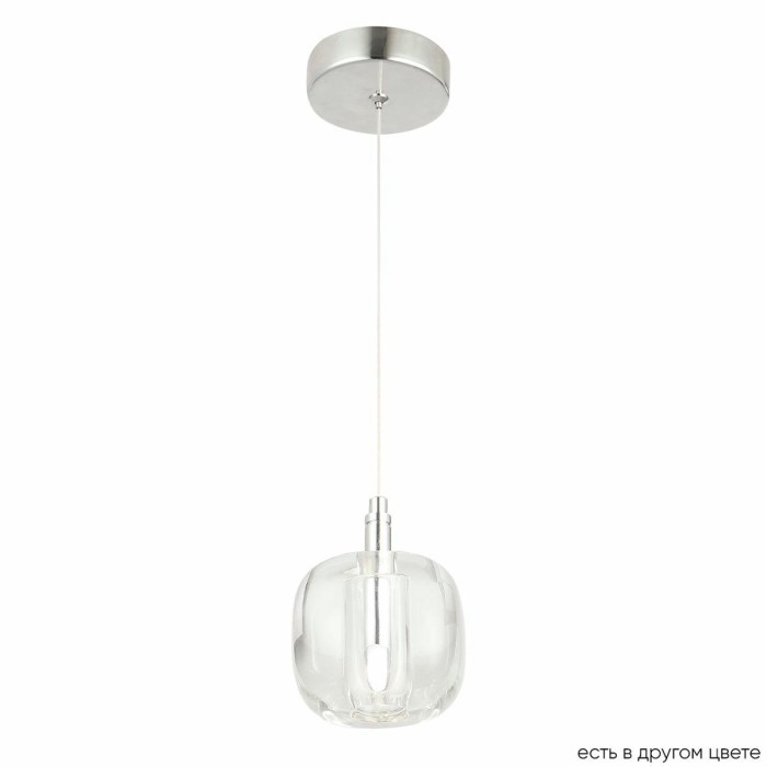 Подвесной светильник Crystal Lux Box SP1 Chrome/Transparent