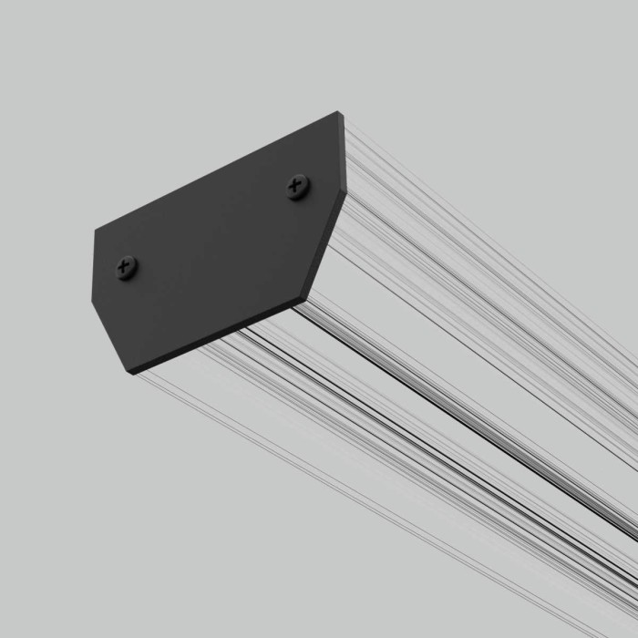 Заглушки для профиля в натяжной потолок черный Elektrostandard a070481