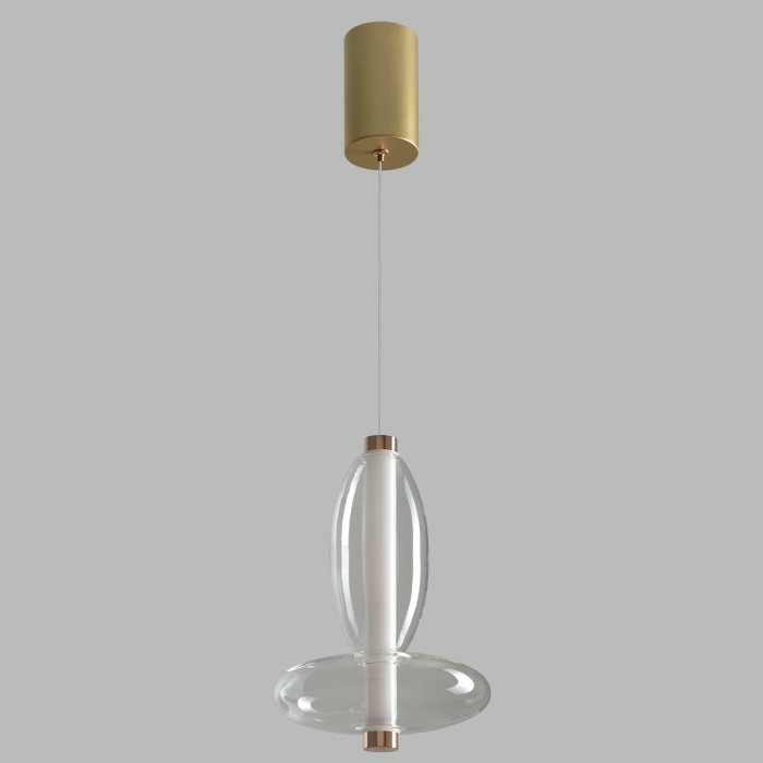 Подвесной светодиодный светильник Crystal Lux Quasar SP7W Led Transparent