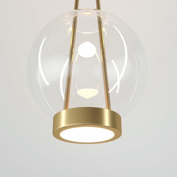 Подвесной светодиодный светильник Eurosvet Frasco 50267/1 LED латунь